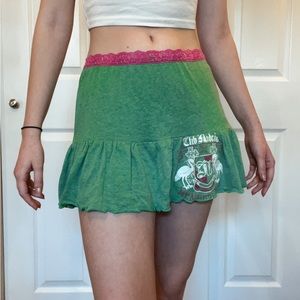 ❌sold on Mercari❌ Vintage made in the USA 90s/y2k juicy couture look alike skirt